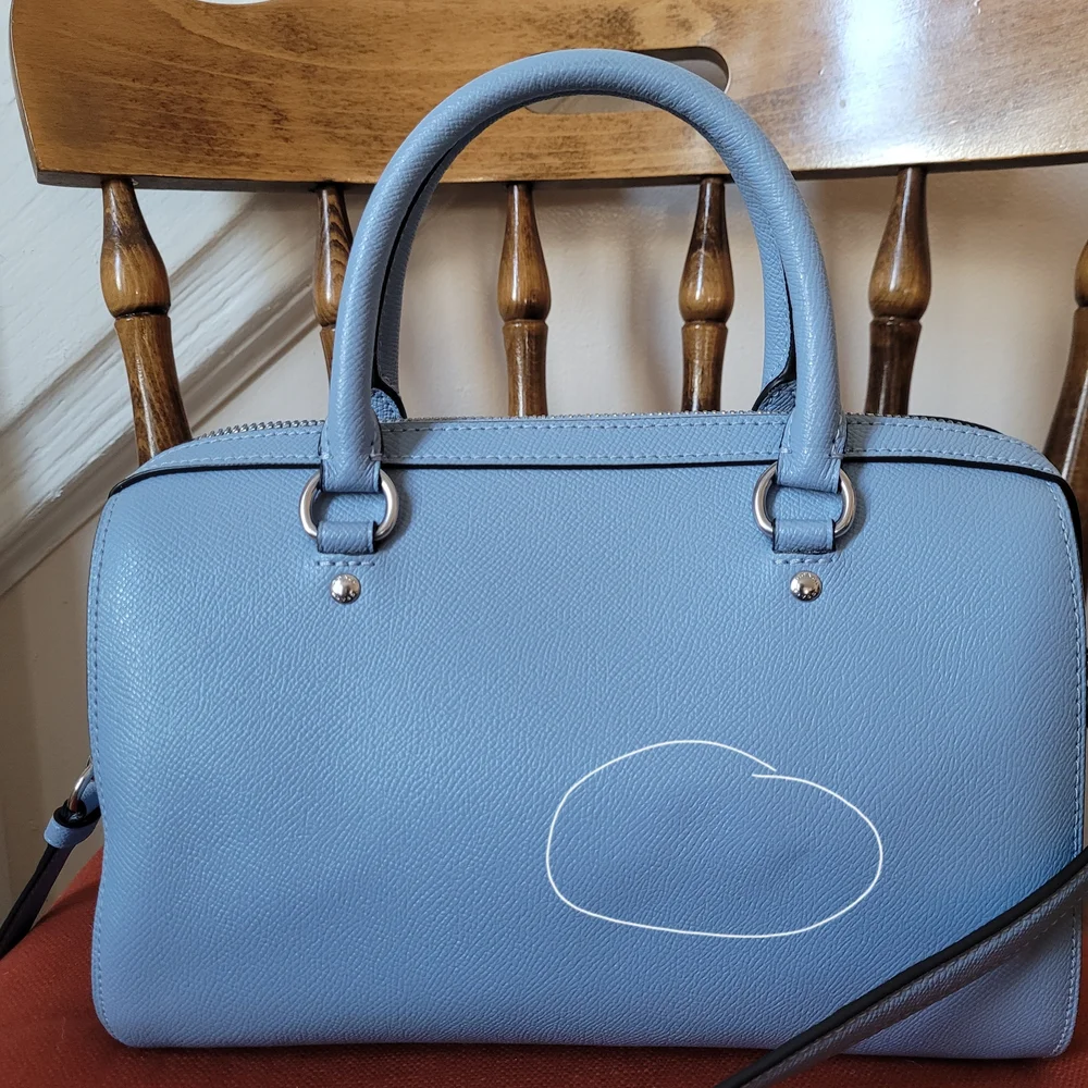 Coach Rowan Satchel Baby Blue - Picture 12 of 14